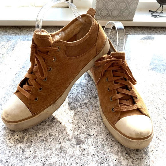 UGG Shoes - UGG EVERA Suede Upper Shearling Lined Sneakers 8.5